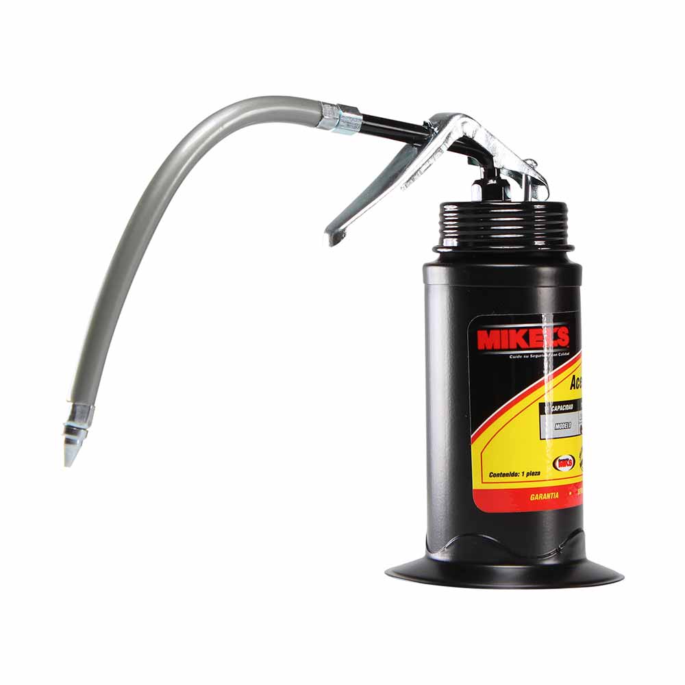 Aceitera de presión, bote de acero, tubo flexible (16 ml) - Imagen 2