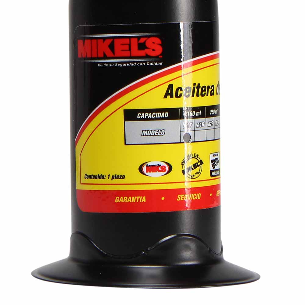 Aceitera de presión, bote de acero, tubo flexible (16 ml) - Imagen 8