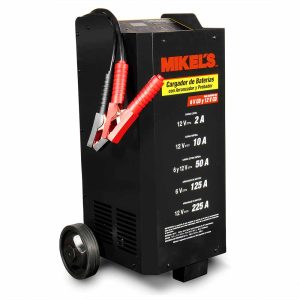 Cargador baterías con arrancador, probador y amperímetro (2/1/5/125/225 amp)