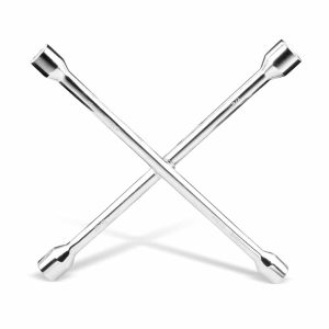 Llave de cruz cromada 14” (13/16” - 3/4” - 17mm - 7/8”)