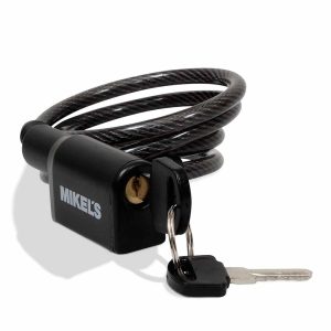 Cable candado en espiral con Llaves (80 cms)