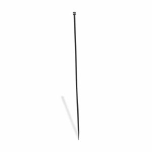 Cinchos de plástico 4.6x3 mm, 100pzas, Negro