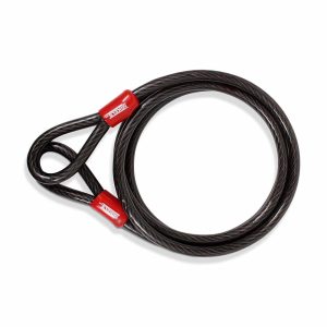 Cable candado flexible doble lazo (3 mts)