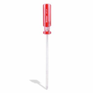 Desarmador cruz 1/4" x 6", barra acero cromado, mango PVC