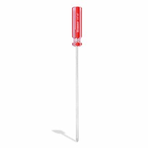 Desarmador cruz 1/4" x 8", barra acero cromado, mango PVC