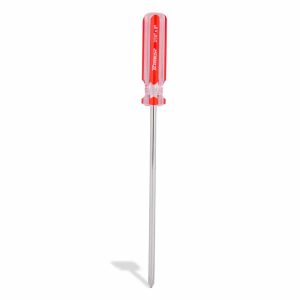 Desarmador cruz 3/16"x 6", barra acero cromado, mango PVC