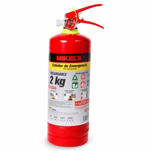 Extintor de Emergencia recargable (2 kgs)