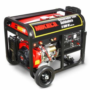 Generador de corriente eléctrica motor 4 tiempos con soldadora (5,5 W / 15 HP)