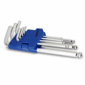 Juego de Llaves hexagonales ALLEN® milimétricas, punta de bola (7 pzas)