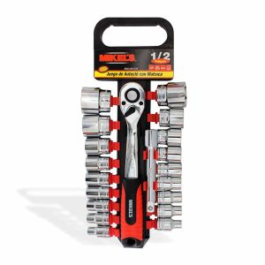 Juego de Dados con matraca 1/2” (2 pzas)