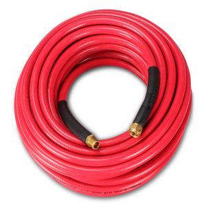 Manguera de PVC para aire a presión 3/8” x 1 m conexión 1/4” NPT