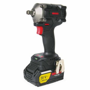Pistola de impacto eléctrica-inalámbrica recargable (1/2”, 7 lb/ft)