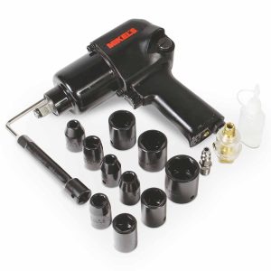 Pistola de impacto neumática (1/2”, 529 lb/ft) con kit de 1 Dados