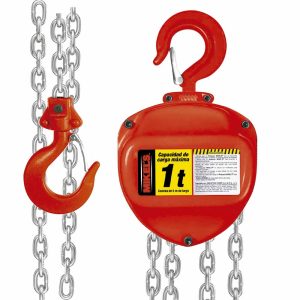 Polipasto manual (1 ton, cadena 6 mts)