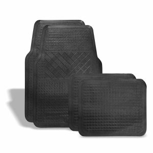 Tapetes para auto de PVC, negros