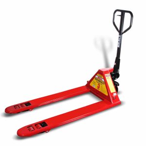 Patín hidráulico transpaleta con ruedas de poliuretano sistema tándem (3 ton)